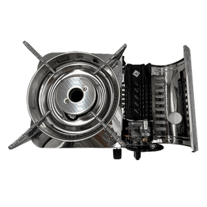 Stainless Mini Butane Gas Stove Black