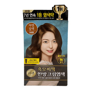 Heukmobichaek Oriental Gray Hair Dye Cream Natural Brown 4.2 Oz (120g)