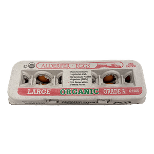Organic Large Brown Grade A Eggs Dozen