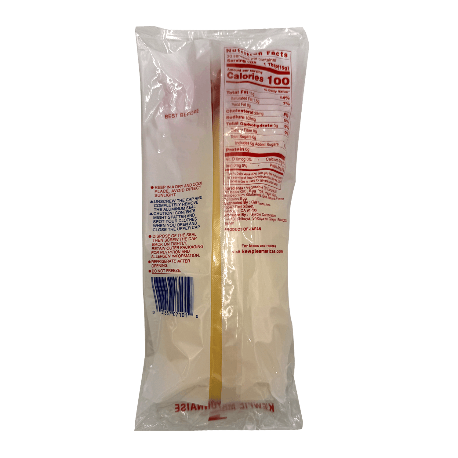mayo Mayonnaise Tube 15.72 FL OZ (450G) - H Mart