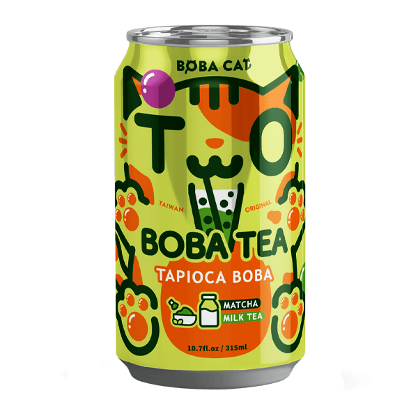 Boba Tea (Matcha) 10.65 Fl Oz (315ml) - H Mart