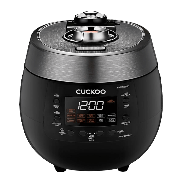 Electric Pressure Rice Cooker 6 cups Black (CRP-RT0609FB) - H Mart