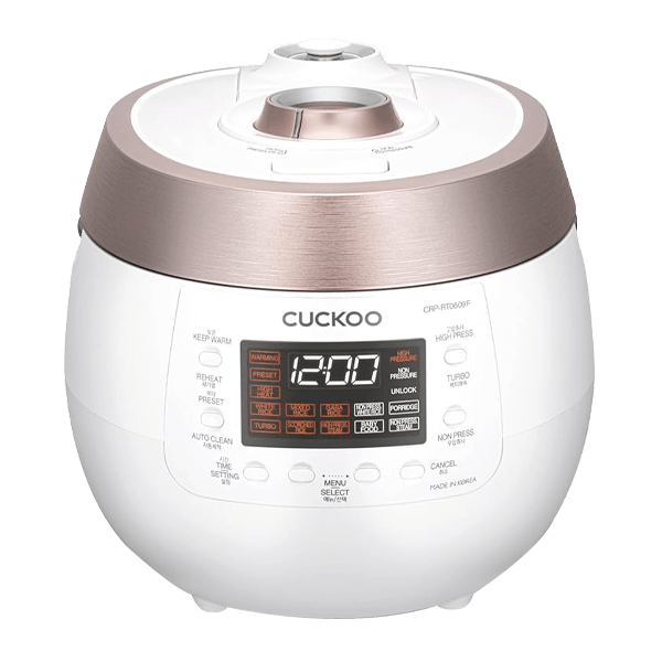 Electric Pressure Rice Cooker 6 cups White+pink (CRP-RT0609FW) - The Best of Asia in America