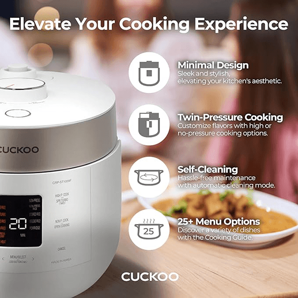 CUCKOO CRP-ST0609FW Rice Cooker - Thumbnail 2