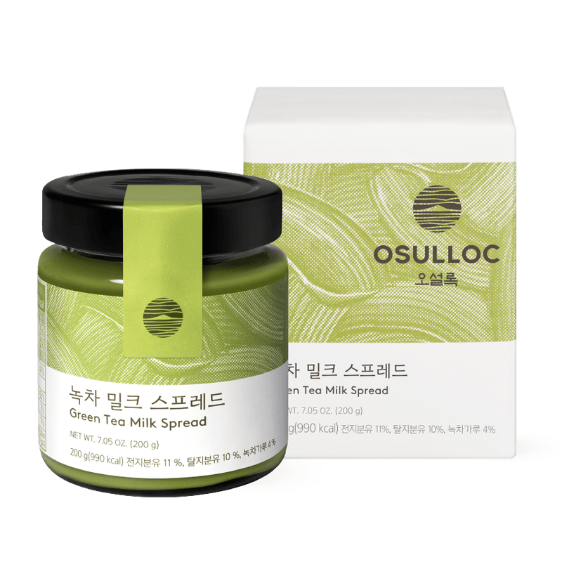 OSULLOC Green Tea Milk Spread 200g JEJU Island PREMIUM Jam