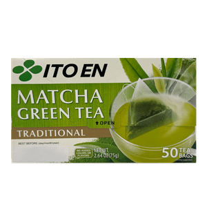 Matcha Green Tea Traditional Tea Bags 0.05oz(1.5g) 50 Tea Bags