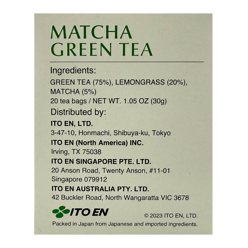 Matcha-Green-Tea-Lemongrass-Tea-Bags-0.05oz-1.5g--20-Tea-Bags