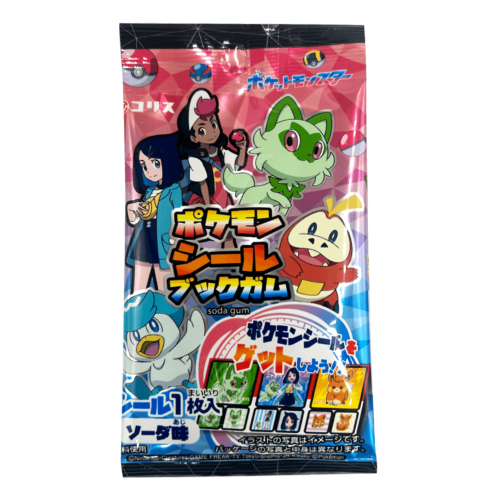 Pokemon Sticker Book Gum 0.1oz - H Mart