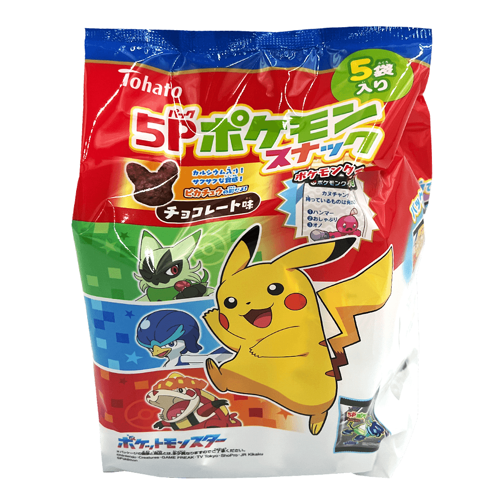 Pokémon 商品（５枚） Pokemon Snack 5p 2.8oz - H Mart