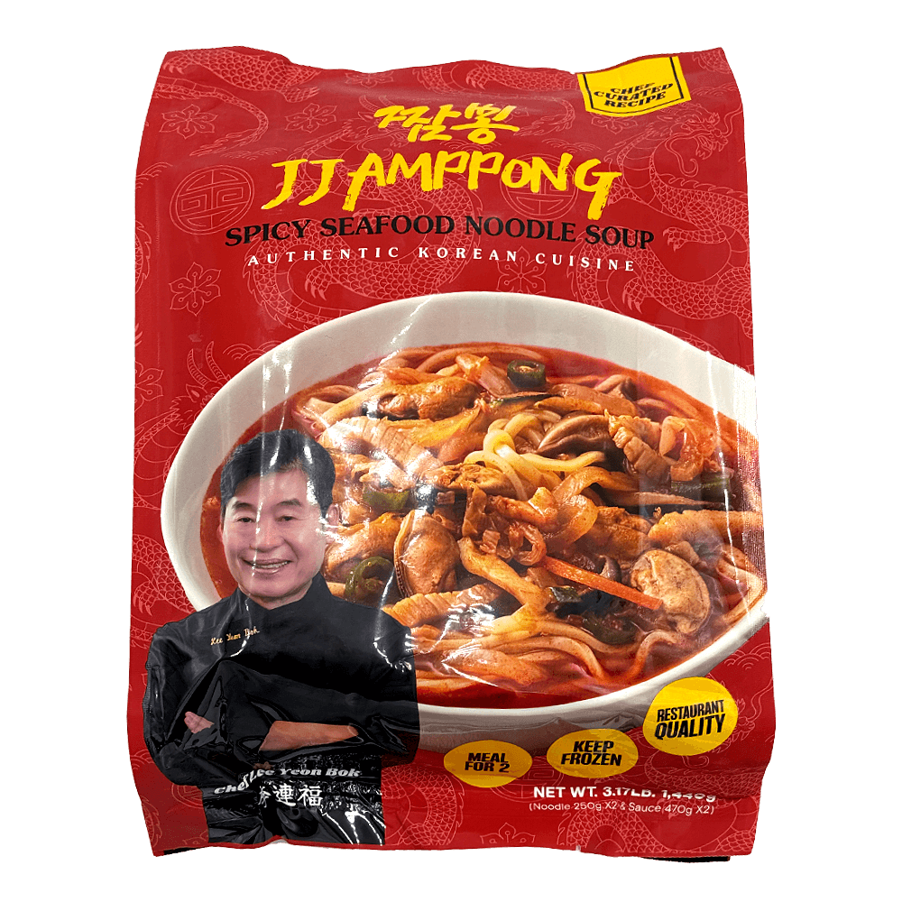Jjamppong Spicy Seafood Noodle Soup Net Wt. 51 OZ (1.44kg) - H Mart