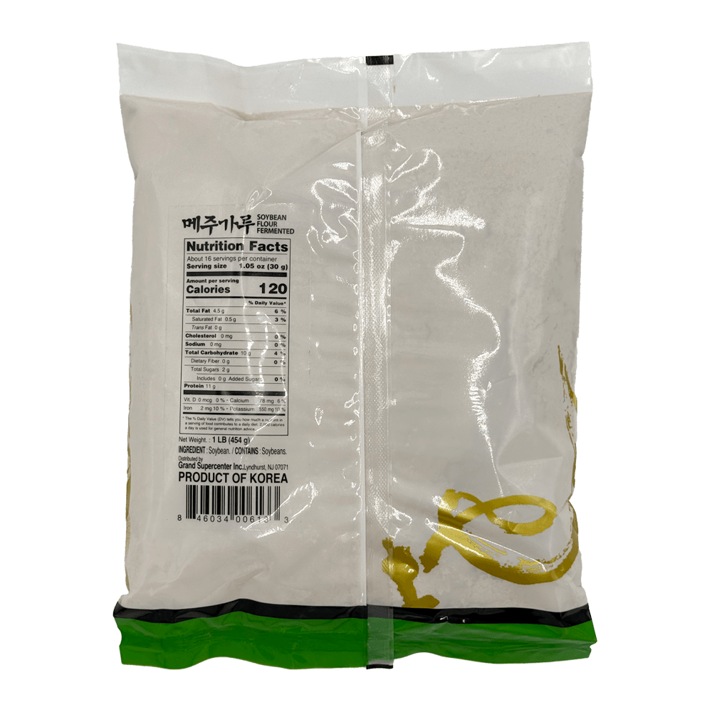 Fermented Soybean Flour Meju 1.1lb(500g) - H Mart