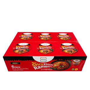 Spicy Kimchi Ramen 6 Pack 5.04oz (143g)