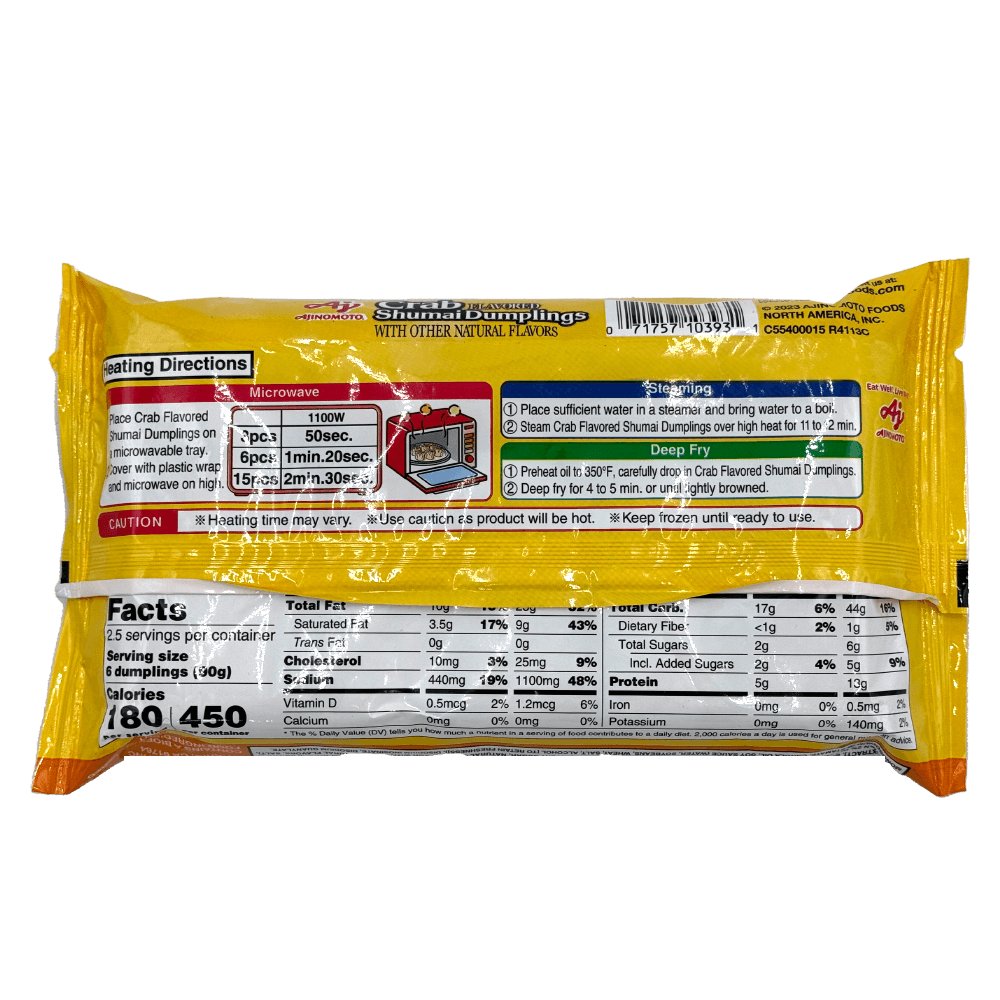 Buy Ajinomoto Crab Flavored Shumai Dumplings 7.94oz | HMart - H Mart