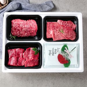 1+등급이상 사랑세트7호 (불고기400g+국거리400g+장조림400g+카네이션)
