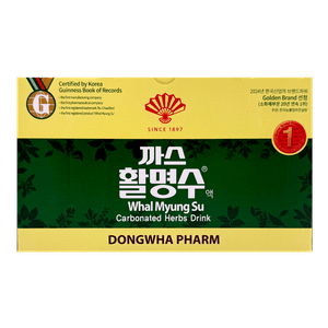 Whal Myung Su Carbonated Herbs Drink 2.53 Fl Oz (75ml) X 10 Bottles