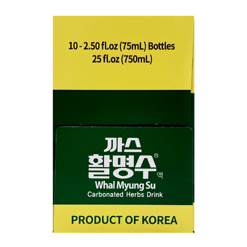 Whal-Myung-Su-Carbonated-Herbs-Drink-2.53-Fl-Oz--75ml--X-10-Bottles