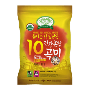 100% Organic 10 Mixed Grain 12lb(5.4kg)