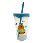 Quokka-Plastic-Tumbler-Brown