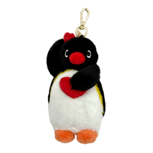 Pingu Double Heart Bag Hook 5.1in (13cm)