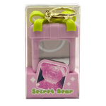 Secret-Bear-Mirror-Keyring-Pink