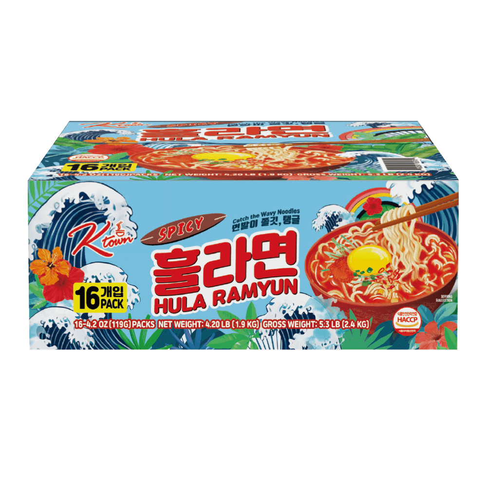 Hula Ramyun 4.16 Oz (118g) X 16 Pack - H Mart