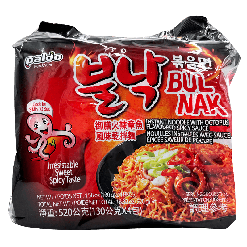Hot-Octopus-Stir-Fried-Ramen-130g-X-4Packs