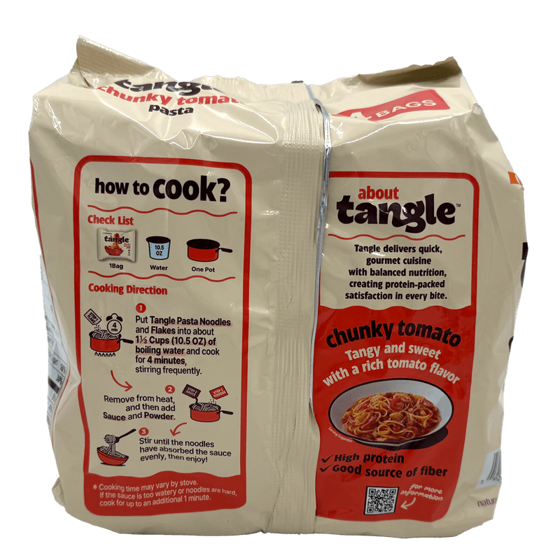 Tangle-Chunky-Tomato-Pasta-3.7-Oz--105g--X-4Packs
