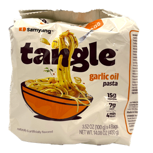 Tangle Garlic Oil Pasta 3.53 Oz (100g) X 4Packs