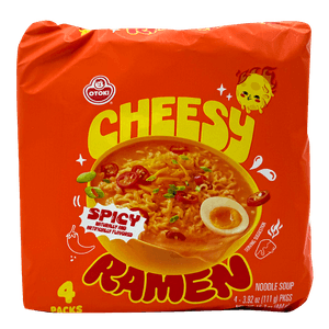 Cheesy Ramen Spicy 3.91 Oz (111g) X 4Packs