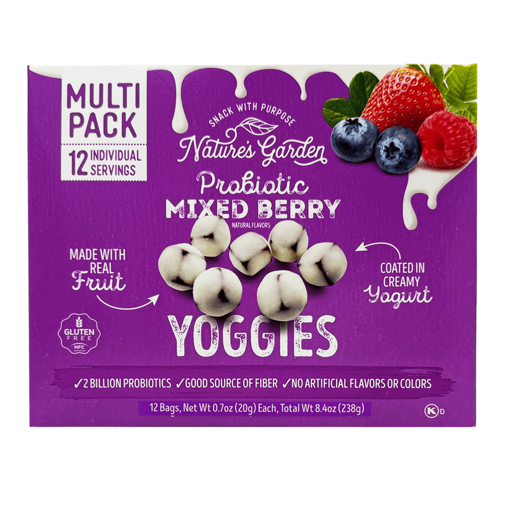 ヨギーギフード Probiotic Mixed Berry Yoggies 0.7 Oz (20g) X 12 Packs - H Mart