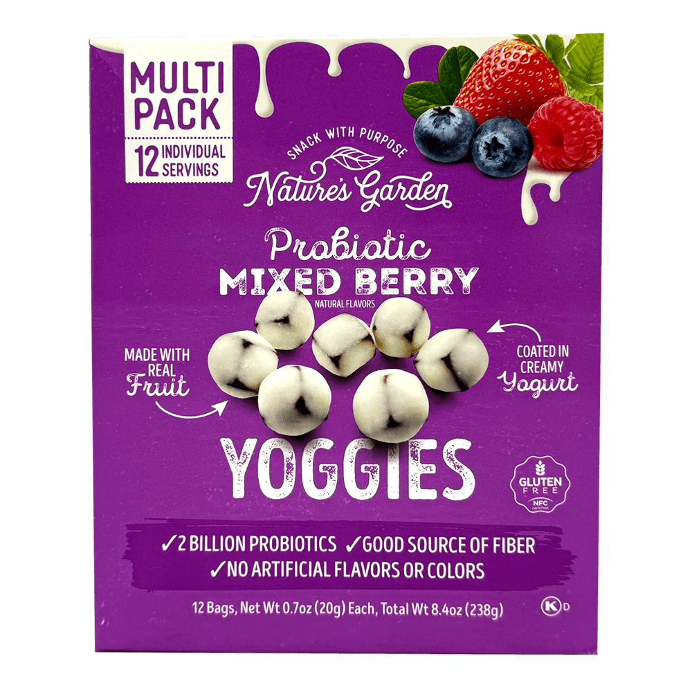 Probiotic Mixed Berry Yoggies 0.7 Oz (20g) X 12 Packs - H Mart
