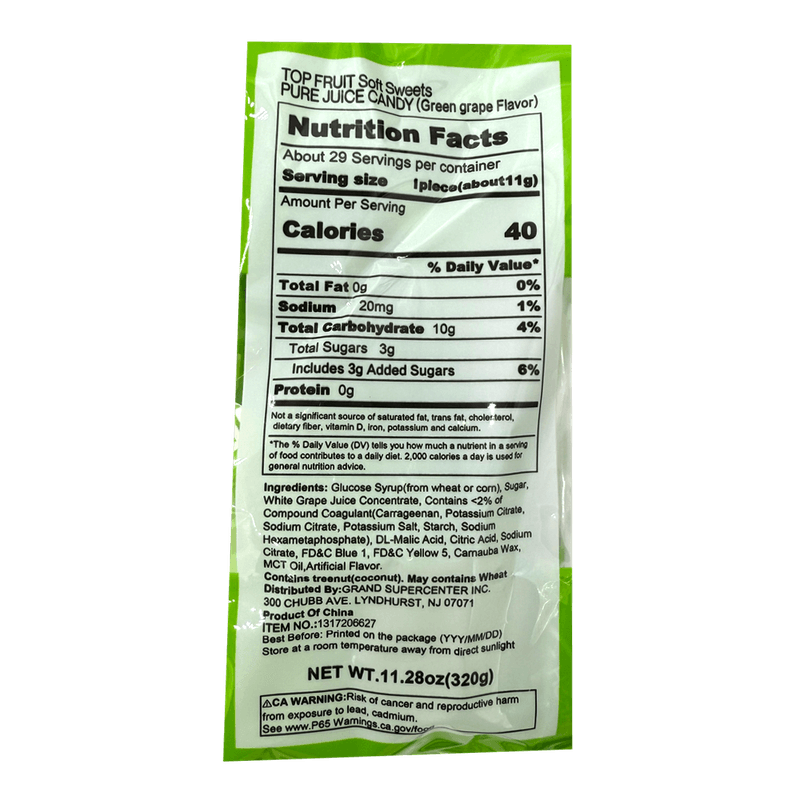 Top-Fruit-Soft-Sweets-Pure-Juice-Candy-Green-Grape-11.28-Oz--320g-