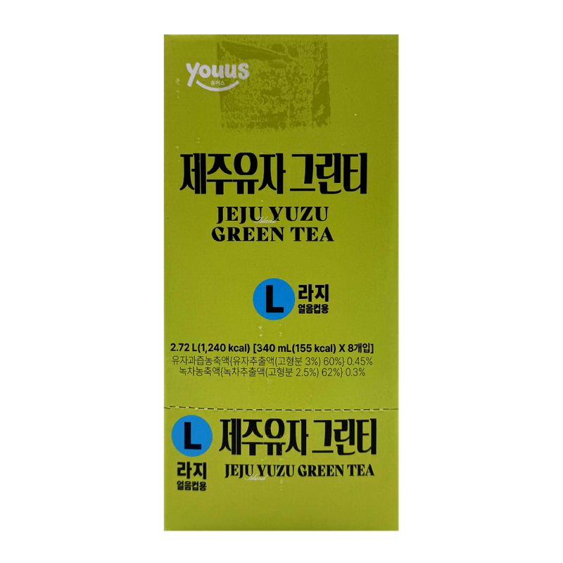 Jeju-Yuzu-Green-Tea-11.49-Fl-Oz--340ml--X-8-Packs