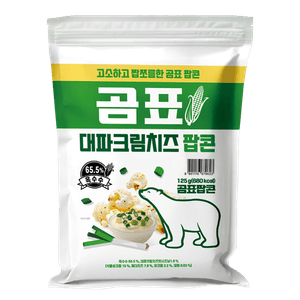 Popcorn Green Onion Cream Cheese Flavor 4.4 Oz (125g)