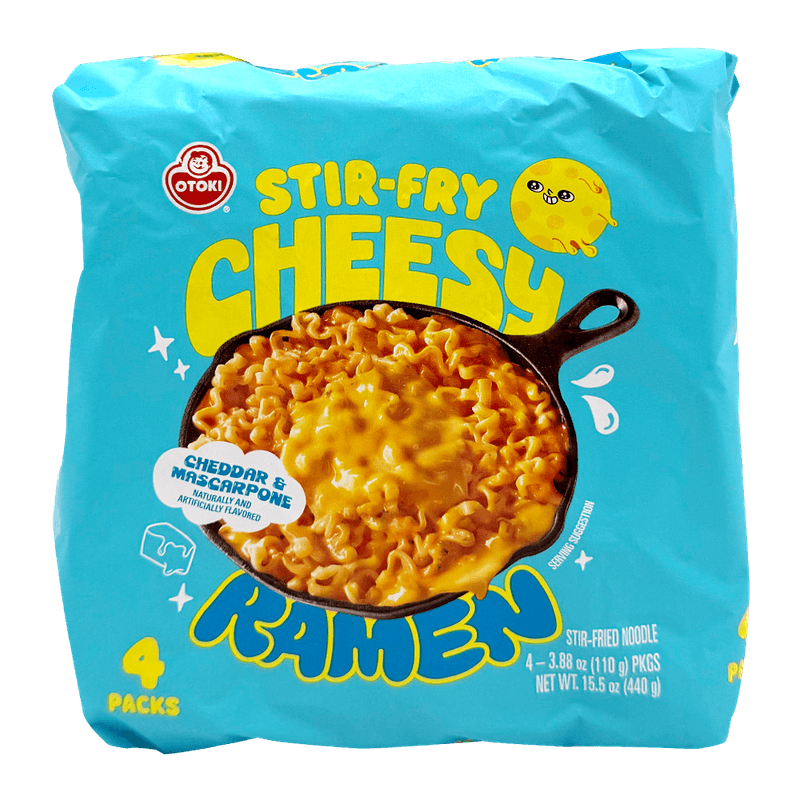 Stir-fry-Cheesy-Ramen-Cheddar---Mascarpone-3.88-Oz--110g--X-4Packs