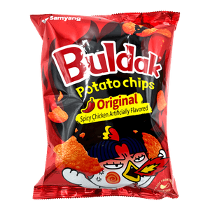 Buldak Original Potato Chips 4.23 Oz (120g)