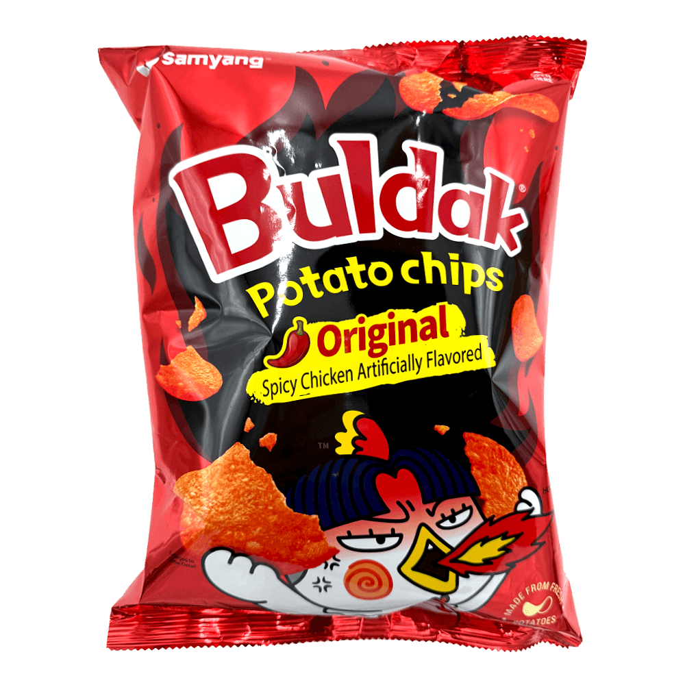 Buldak Original Potato Chips 4.23 Oz (120g)