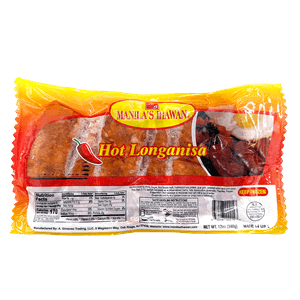 Ihawan Hot Pork Longanisa (Sausage) 12oz(340g)