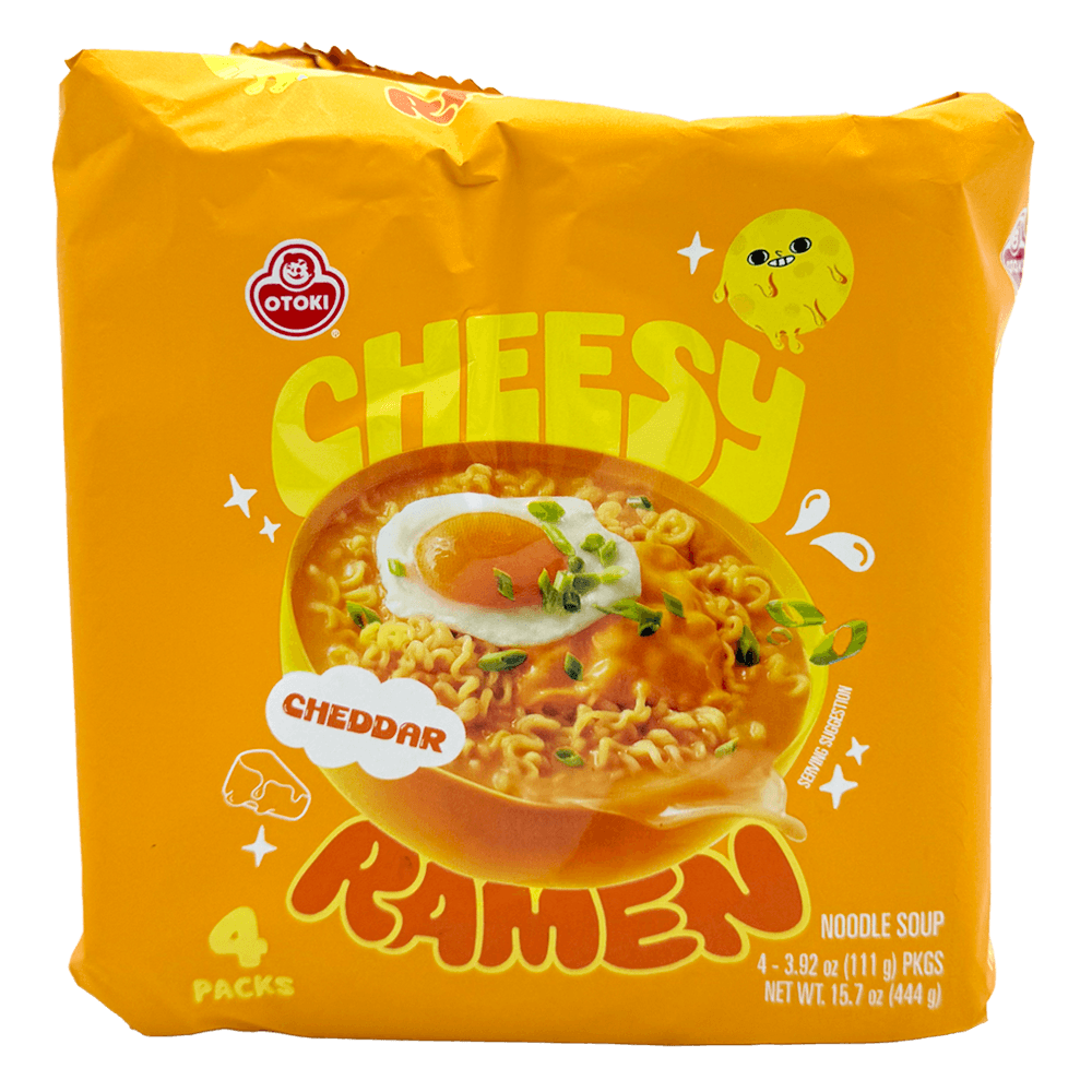 Cheesy Ramen Cheddar 3.91 Oz (111g) X 4Packs