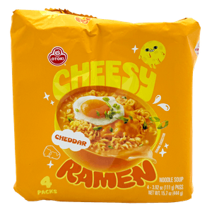 Cheesy Ramen Cheddar 3.91 Oz (111g) X 4Packs