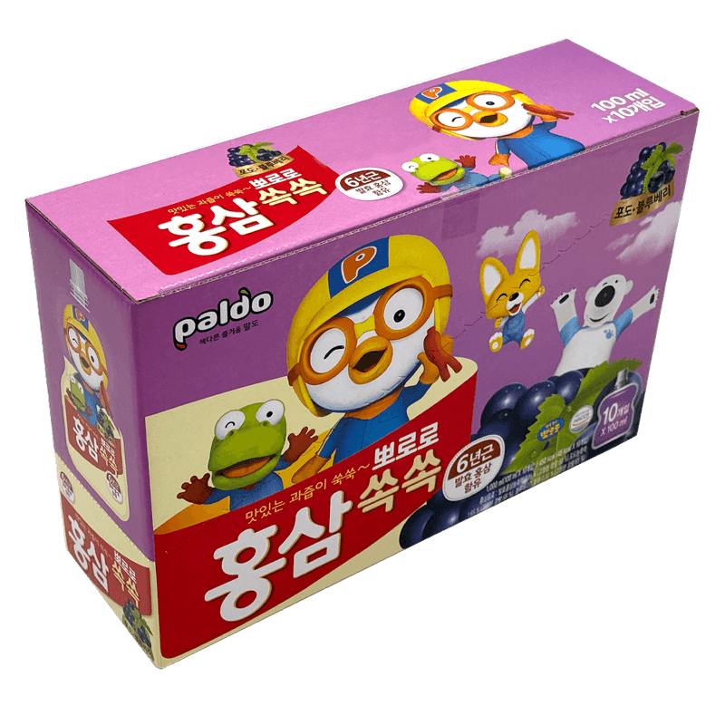 Ginseng-Pororo-Grape-3.38oz-100ml--10-Pouches