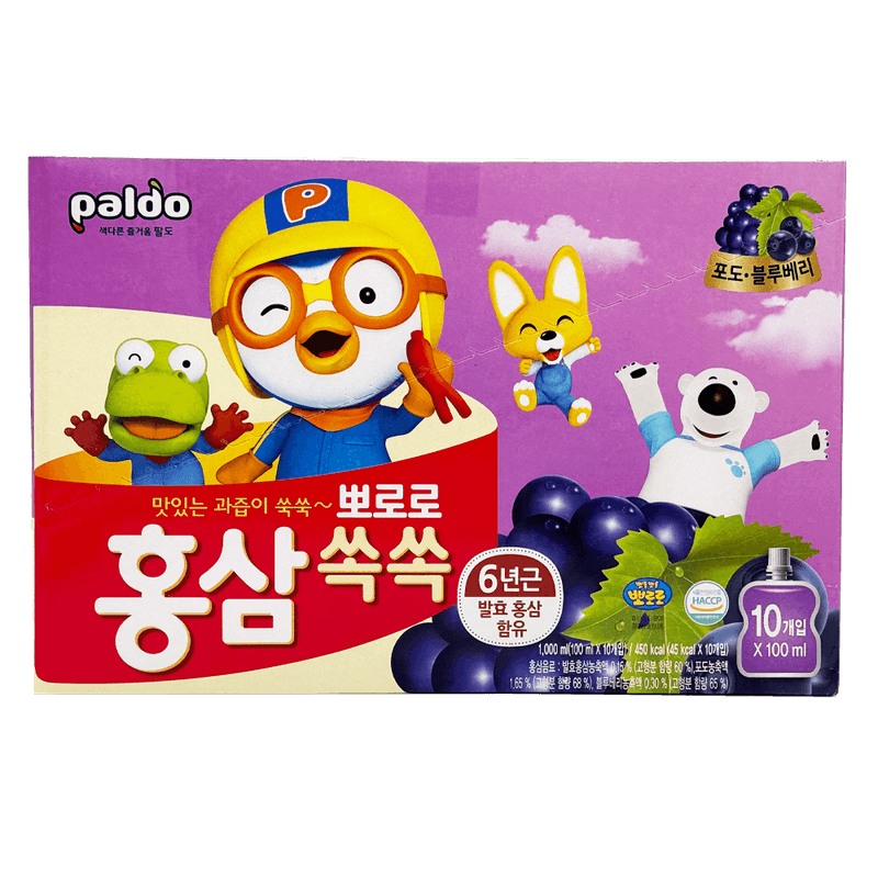 Ginseng-Pororo-Grape-3.38oz-100ml--10-Pouches