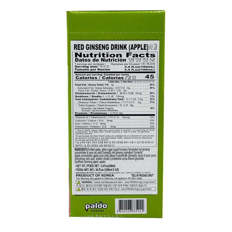Ginseng-Pororo-Apple-3.38oz-100ml--10-Pouches