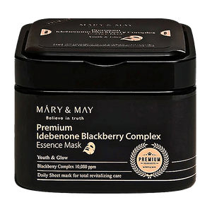 Premium Idebenon Blackberry Complex Essence Mask 20pcs