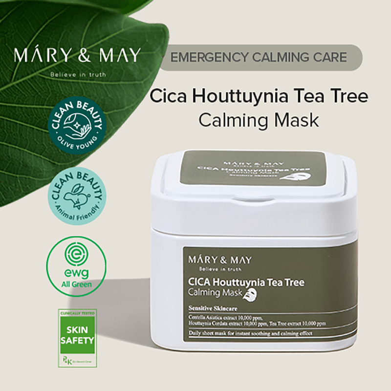 Cica-Houttuynia-Tea-Tree-Calming-Mask-30pcs