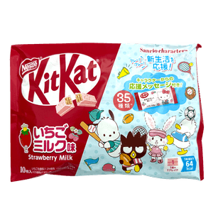 Kitkat Mini Sanrio Strawberry Milk 4.09 Oz (116g)