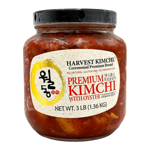 Harvest Premium Cabbage Kimchi With Oyster 3lb(1.36kg)