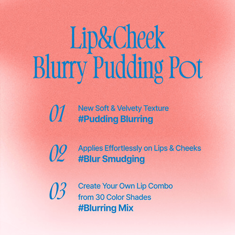 Keyring-Lip-cheek-Blurry-Pudding-Pot-Cr04-Seventeen-0.17-Oz--5g-