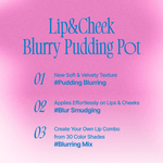 Keyring-Lip-cheek-Blurry-Pudding-Pot-Pk03-Cherry-0.17-Oz--5g-