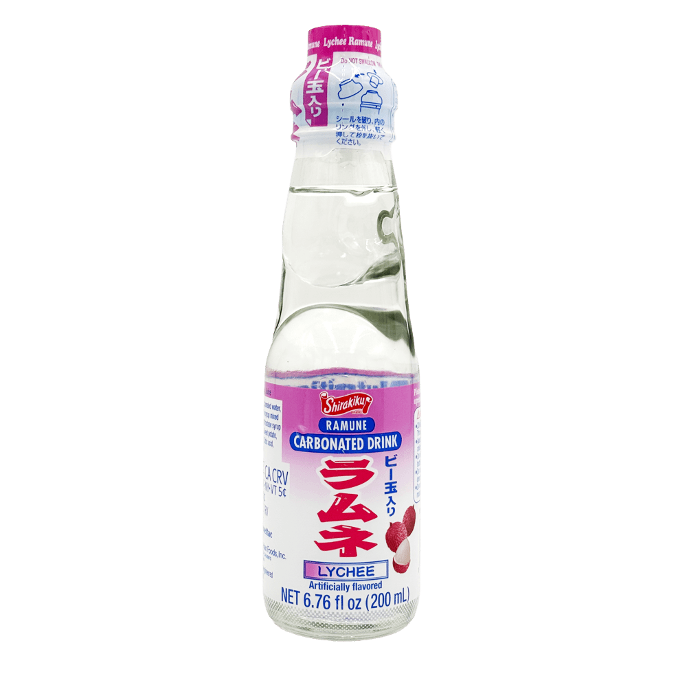 Ramune Lychee Flavor 6.76 Fl Oz (200ml) - H Mart